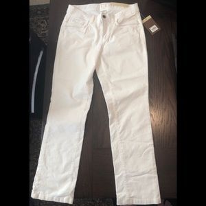 Off white cord pants-